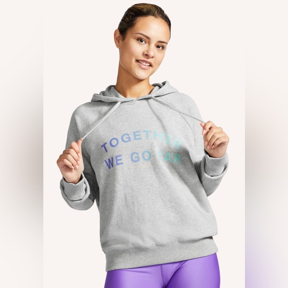 Spiritual Gangster x Peloton Classic Grey Hoodie - Size Small